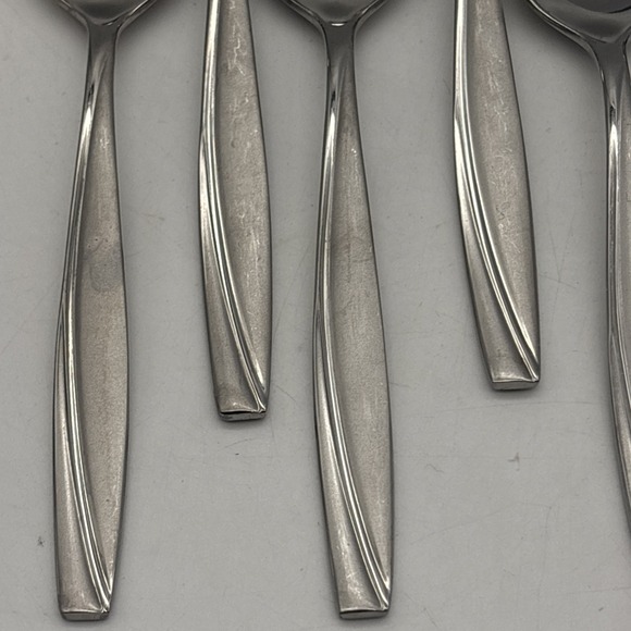 8- Oneida Stainless Camlynn Cleo Frosted Handle Teaspoon Flatware - Picture 2 of 10